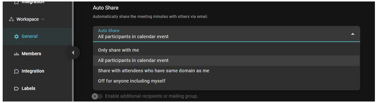 Compartir automáticamente